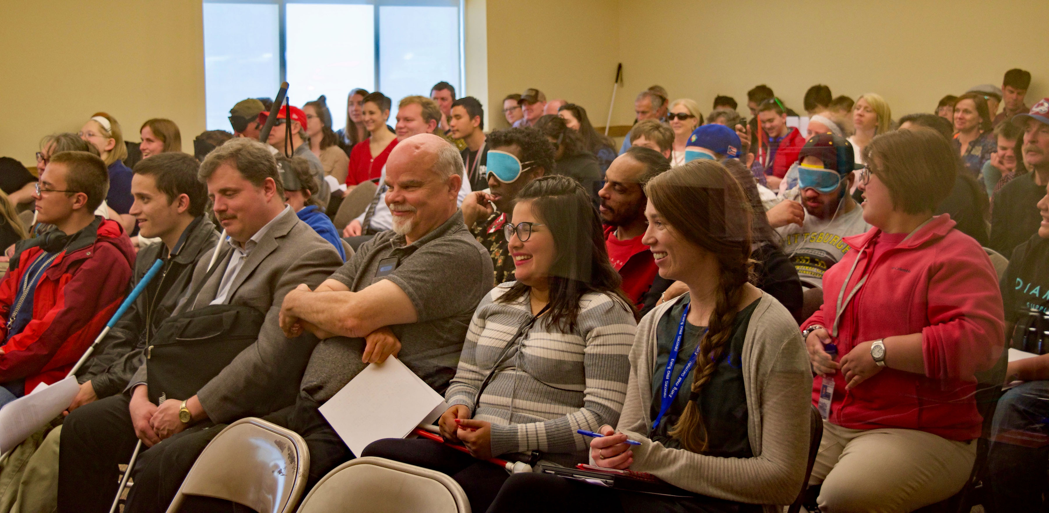 An audience of over 120 people at Making Connections 2018
