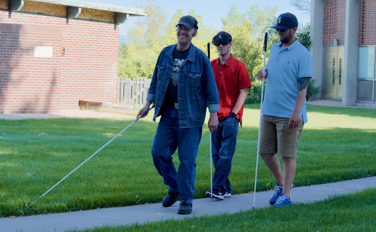 Brad leads on travel with ITP instructor Charles Bennett, shadowed by Summer Instructor Jackson Schwoebel