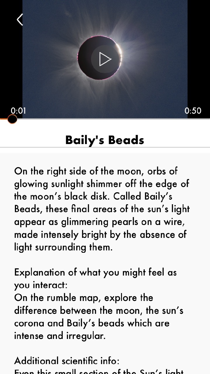 Eclipse Soundscapes App featuring Bailey’s Beads
