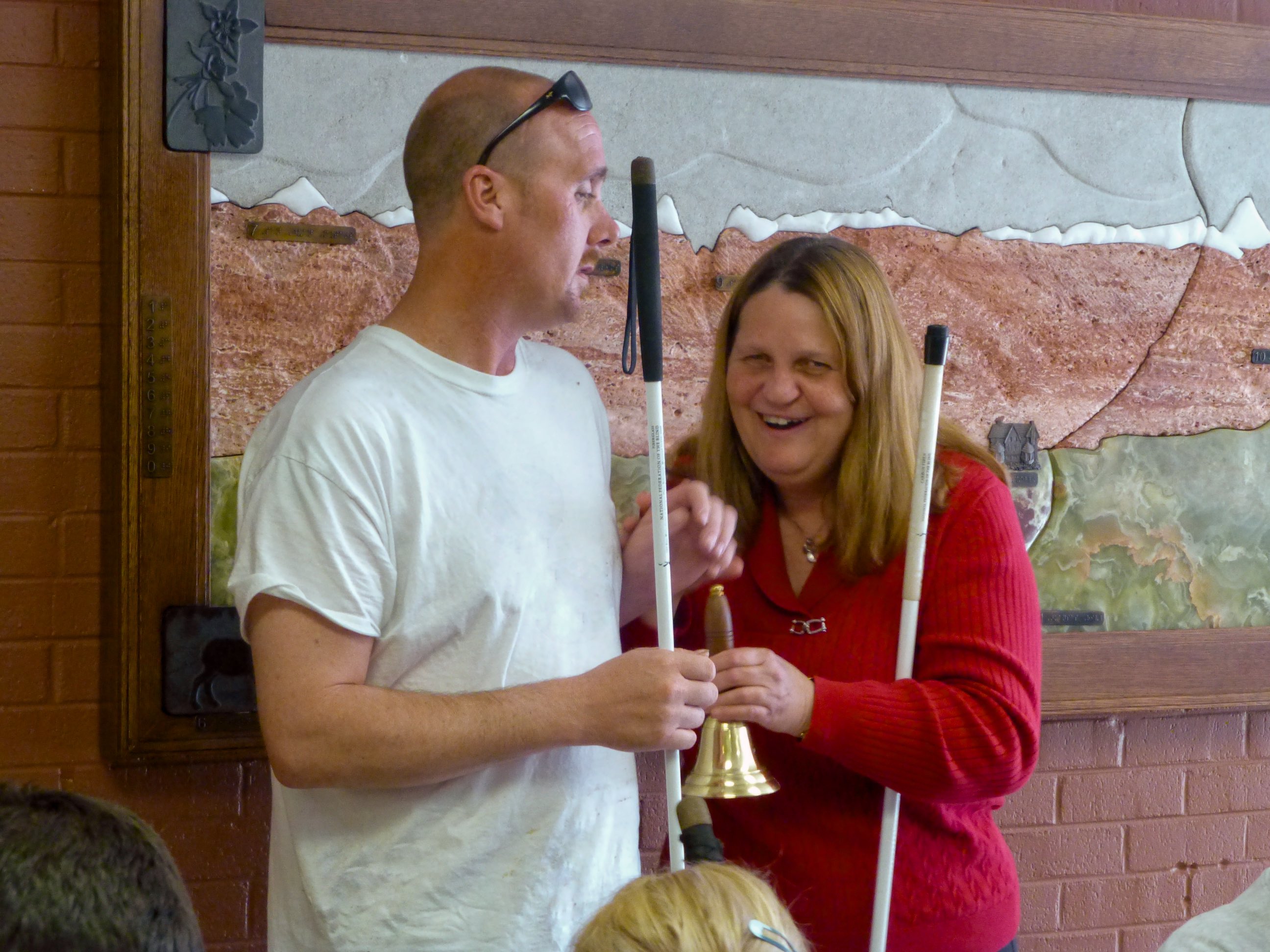James receives his bell