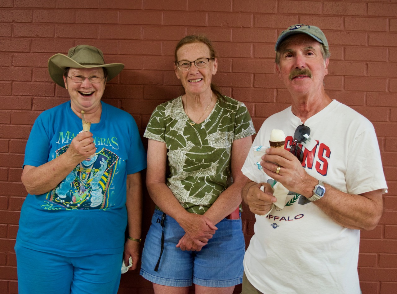 Master Gardeners enjoying Ice Cream