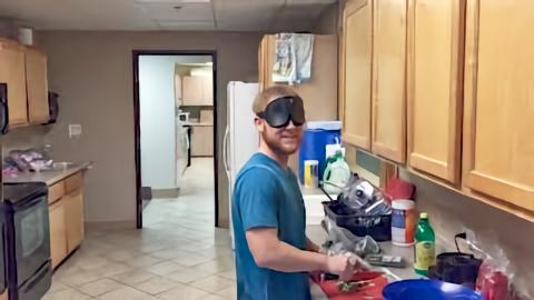 18 Onions & What do You Get? Ryan's Mini-meal & the Inside of Your Sleepshades Are Wet