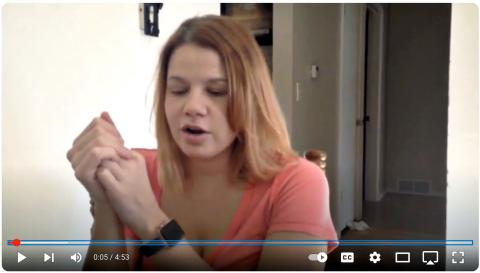 How A Blind Person Makes Sugar Scrub