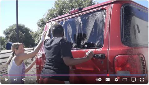 How a Blind Person Washes Cars