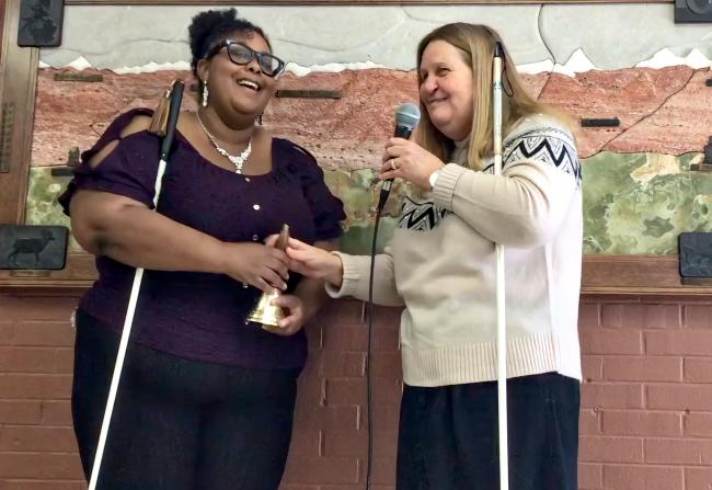 ITP -  Julie gives Ciara her bell