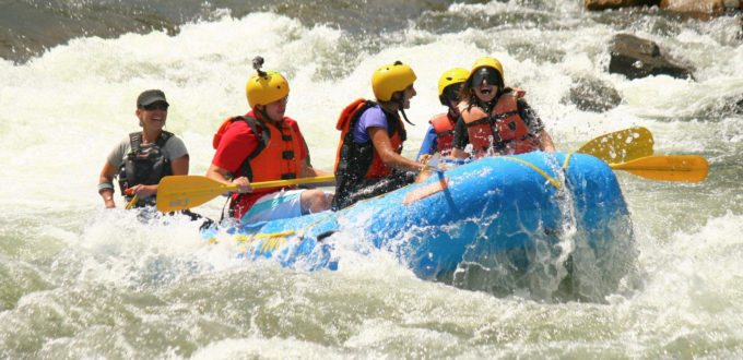 Hitting the Wave: Summer Students Go Rafting