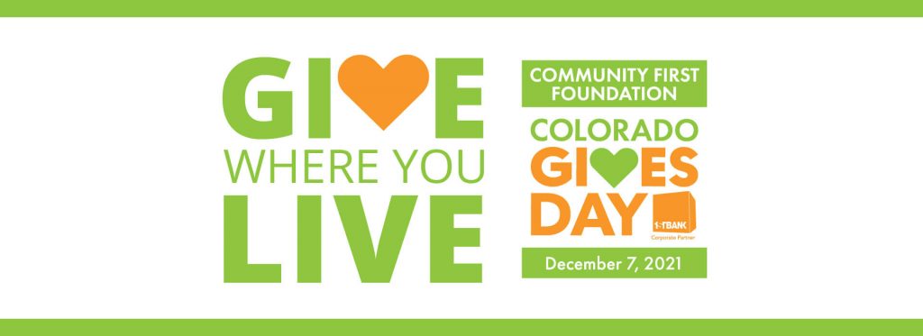 Give Where You Live - Colorado Gives Day December 7 2021